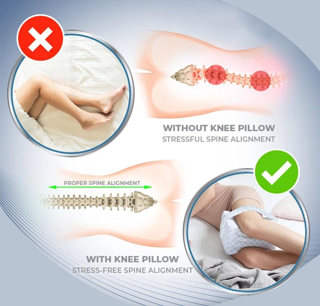 Ecosafeter-oreiller-de-jambe-ergonomique-avec-mousse-a-memoire-de-forme-blanc