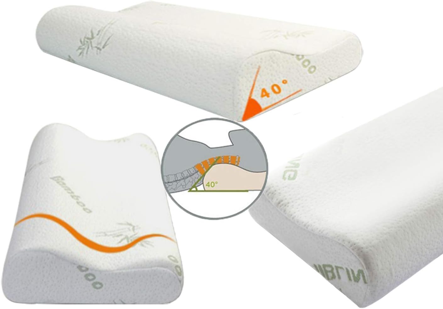 Oreiller ergonomique cervical Ecosafeter