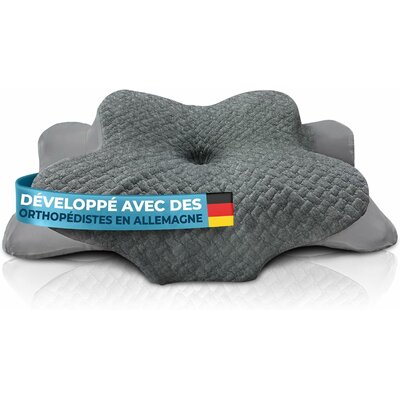 gluckstoff-r-oreiller-ergonomique-cervical-tous-types-de-sommeil-anti-ronflement-gris