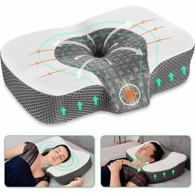 elviros-oreiller-ergonomique-cervical-memoire-forme-orthopedique-anti-douleurs-reglable-blanc-60-x-38-6-cm