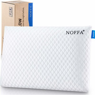 noffa-oreiller-ergonomique-plat-ferme-amemoire-forme-sommeil-sur-ventre-60x40x6cm