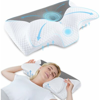 homca-oreiller-cervicales-ergonomique-orthopedique-de-soutien-du-cou-housse-lavable-60-x-35-x-8-12cm-gris