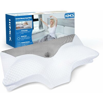 homca-oreiller-cervicales-ergonomique-oreiller-memoire-forme-de-soutien-du-cou-housse-lavable-70-x-40-x-8-5-14cm-gris