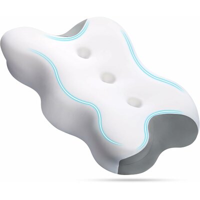 oreiller-ergonomique-cervical-euqvunn-pour-douleurs-cervicales-oreiller-orthopedique-62x-36x8-12-cm-blanc-gris