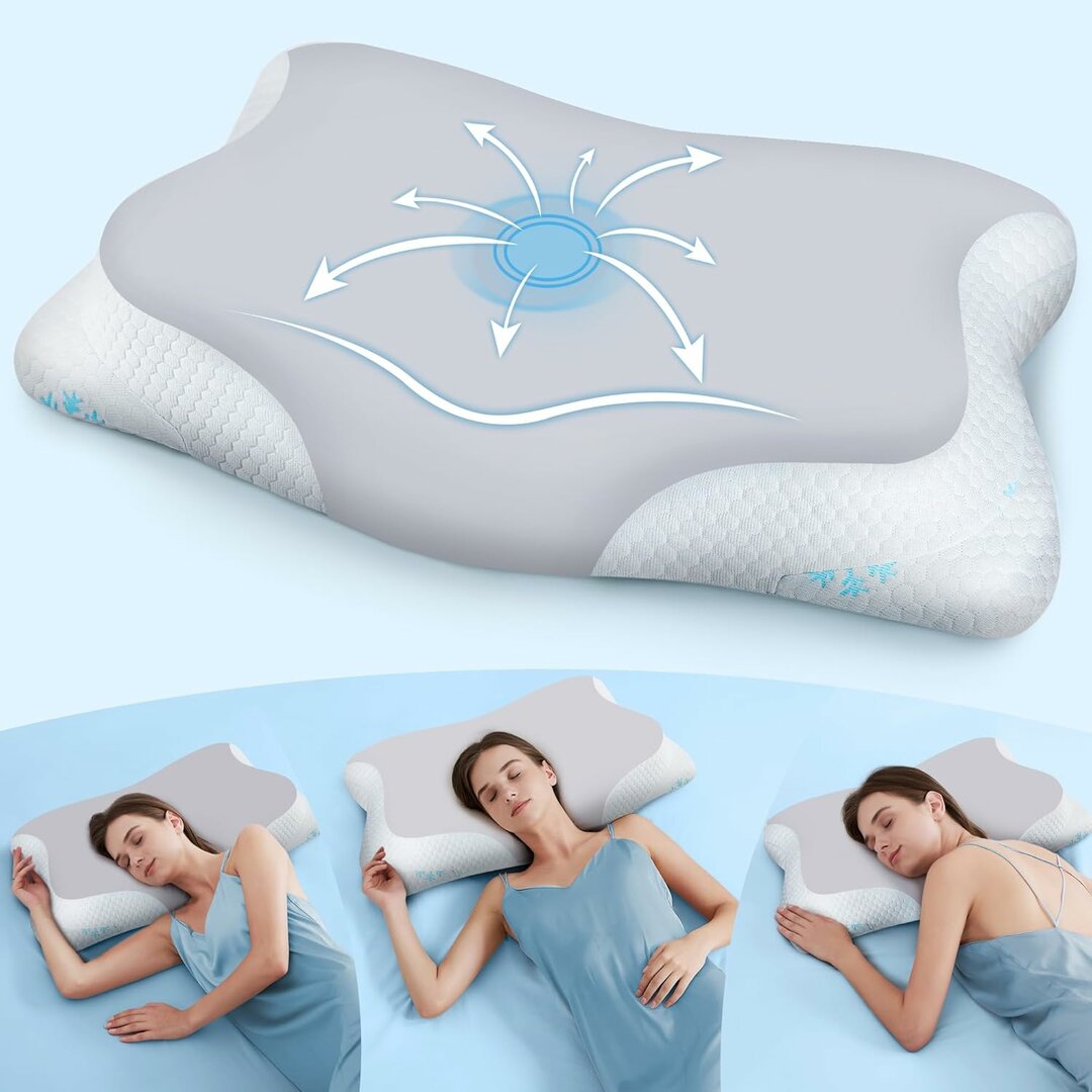 CloudÉtoile Oreiller Ergonomique Cervical Coussin - Orthopéd
