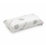 Textilhome Oreiller Ergonomique Mémoire de Forme 70 cm Aloe Vera 70 cm 1 unité