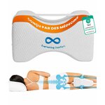Everlasting Comfort Coussin de genou pour dormir sur le côté – Coussin de jambe en mousse à mémoire de forme de qualité supér