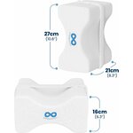 Everlasting Comfort Coussin de genou pour dormir sur le côté – Coussin de jambe en mousse à mémoire de forme de qualité sup 9