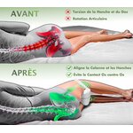 MillyBeas Coussin pour Genoux et Entre Jambes à Mémoire de Forme Orthopédique pour Dormir sur Le Côté, Soulage Les Douleurs 3