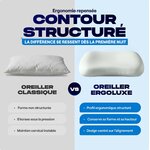 Oreiller Ergonomique Cervical Soulage Tensions, Mémoire de Forme 5