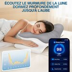Oreiller Ergonomique,Oreiller Memoire Forme pour Coussin Cervicales Grau 7