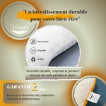 Vergony-Oreiller-40x70-Anti-Acarien-Taie-Lavable
