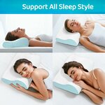 Enighs-Coussin-Ergonomique-Avec-Mousse-à-Mémoire-De-Forme
