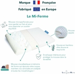 Lazy-Bear-Home-Oreiller-Memoire-Forme-Soutien-Mi-Ferme