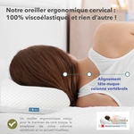 Lazy-Bear-Home-Oreiller-Ergonomique-Viscoelastique