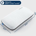 NOFFA-Oreiller-Orthopedique-Avec-Housse-Lavable