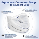 Oreiller-Ergononomique-En forme-de Coeur-Avec-Elastique