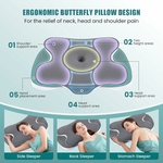 Oreiller-Ergonomique-En-Forme-De-Papillon