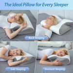homca-oreiller-ergonomique-cervical-2-en-1-oreiller-orthopedique-pour-dormir-sur-le-cote-et-sur-le-dos-60x40x12-14cm-gris