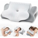 donama-oreiller-ergonomique-cervical-pour-sommeil-sur-le-cote-le-dos-et-le-ventre-oreiller-memoire-forme-pour-le-cou-avec-taie-d-oreiller-64x39x10-13-cm-gris-blanc