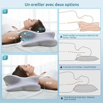 donama-oreiller-ergonomique-cervical-dormeurs-sur-le-cote-le-dos-et-le-ventre-hauteur-reglable-avec-taie-d-oreiller-63x38x9-14cm-gris-clair