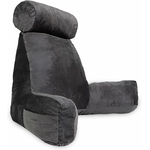 bananair-coussin-de-lecture-velours-housse-lavable-soutien-dorsal-accoudoirs-ergonomique-fauteuil-de-lecture-gris