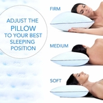 pillowLY-Coussin-Orthopédique-Hauteur-Réglable-Moelleux-Ou-Ferme