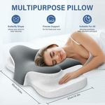 ehomfory-oreiller-ergonomique-cervical-2-en-1-memoire-forme-multifonctions-65x37x10-12cm-gris