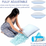 pillowLY-Coussin-Orthopédique-Housse-En-Bambou-Hypoallergénique
