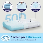 cloudetoile-oreiller-ergonomique-cervical-coussin-orthopedique-a-memoire-de-forme-premium-60x35x10-12-cm