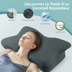silkena-oreiller-ergonomique-cervical-mousse-memoire-respirant-sommeil-reparateur-gris-fonce-64cmx41cmx10cm