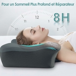 silkena-oreiller-ergonomique-mousse-memoire-de-forme-respirant-sommeil-profond-gris-fonce-64cmx41cmx10cm
