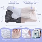 YunNasi-Oreiller-Ergonomique-Cervical-Memory-Foam-Soutien-Optimal