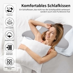 Oreiller Cervical Rond En Microbilles - Tissu Spandex Doux - Soutien Cou Et Dos - Pour Maison Et Voyage