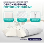 zenpur-lot-de-2-oreillers-ergonomiques-cervicaux-memoire-de-forme-40x60cm