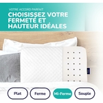 zenpur-lot-de-2-oreillers-ergonomiques-cervicaux-memoire-de-forme-mi-ferme-40x60cm