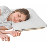 sikaini-coussin-ergonomique-pour-jeunes-avec-mousse-a-memoire-de-forme-pour-sommeil-reparateur-avec-taie-d-oreiller-40-x-60-cm-blanc