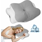 Aoceki-oreiller-ergonomique-cervical-anti-ronflement-et-apnee-positionnelle-memoire-de-forme-avec-housse-amovible-papillon-gris-clair-23-2x15-1x4-3-4-7-in