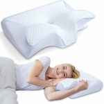 HOMCA-Oreiller-Ergonomique-Cervical-Soutien-Optimal-Pour-La-Nuque
