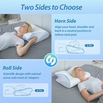 HOMCA-Coussin-Cervical-2-En-1-Idéal-Pour-Un-Sommeil-Réparateur