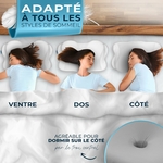 gluckstoff-oreiller-orthopedique-douleur-cervicale-en-mousse-a-memoire-de-forme-soutien-de-la-nuque-gris