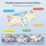 homca-oreiller-cervicales-ergonomique-orthopedique-de-soutien-du-cou-70-x-40-x-8-5-14cm-blanc
