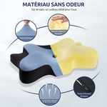 oreiller-ergonomique-donama-cervical-bleu-noir-66x37x13-cm