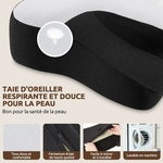 oreiller-ergonomique-donama-cervical-doublure-amovible-noir-blanc-66x37x13-cm