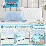 oreillers-oreiller-ergonomique-rafraichisant-40x80-cm-bleu-blanc