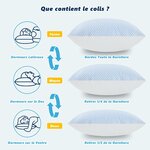 Wviowvi-oreiller-memoire-forme-40x80-cm-ergonomique-cervical-reglable-meilleur-pillow-plat-coussin-a-amovible-taie-oreiller-et-fermeture-eclair-bleu-et-blanc