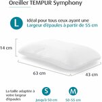 tempur-oreiller-de-sommeil-symphony-mousse-a-memoire-de-forme-oreiller-ergonomique-de-soutien-cervical-pour-dormeurs-sur-le-dos-et-sur-le-cote-soutien-ferme-l-63-x-43-x-14-cm-blanc