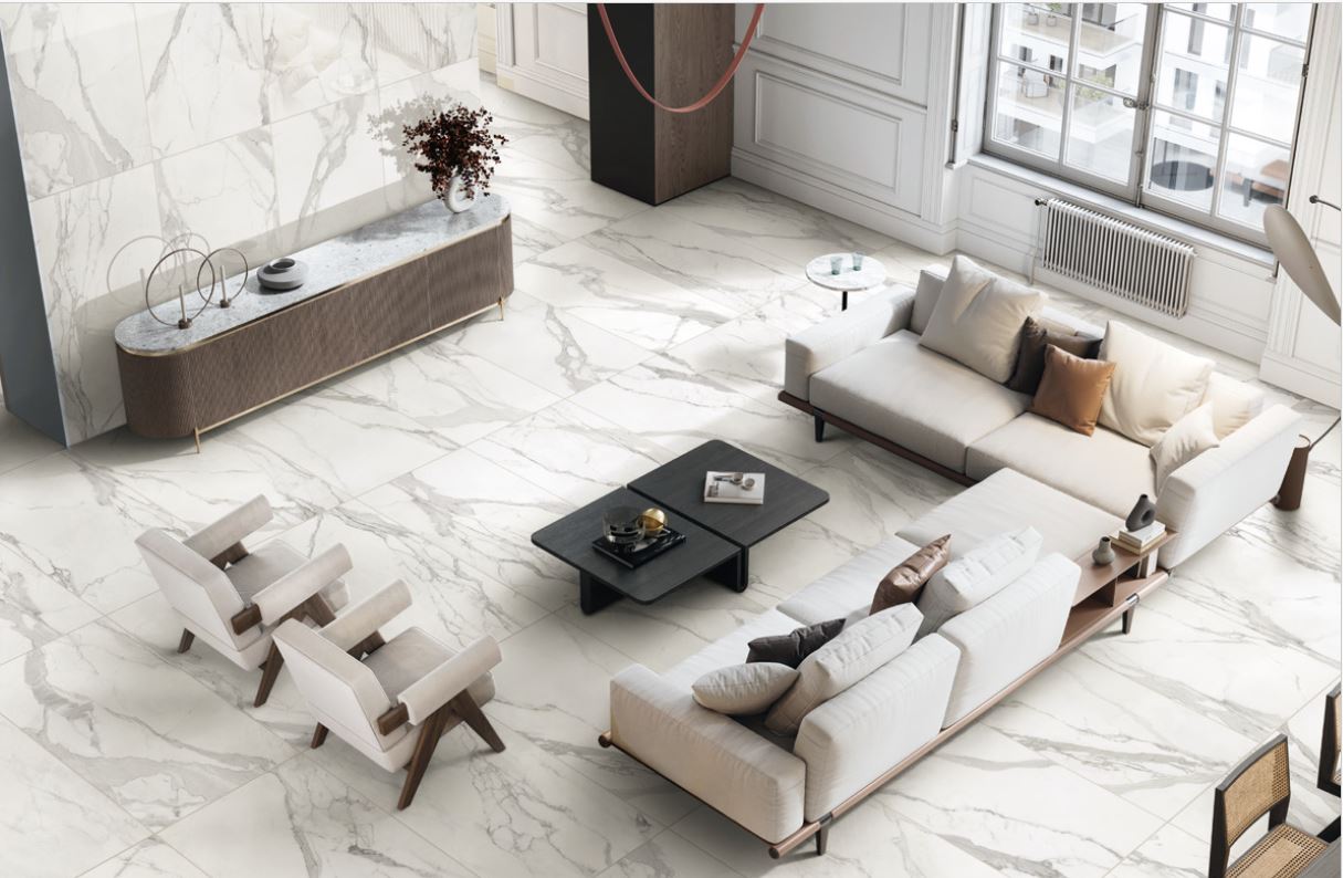MARMOREA STATUARIO wall and floor