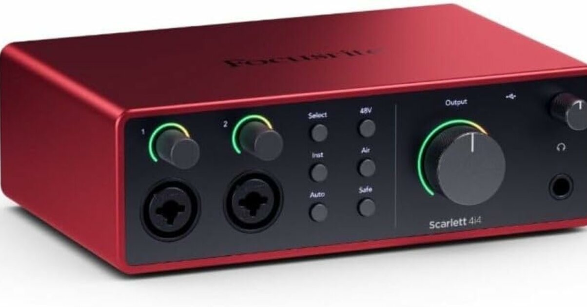 Professional Audio Interface - Studio-Quality Sound & Features