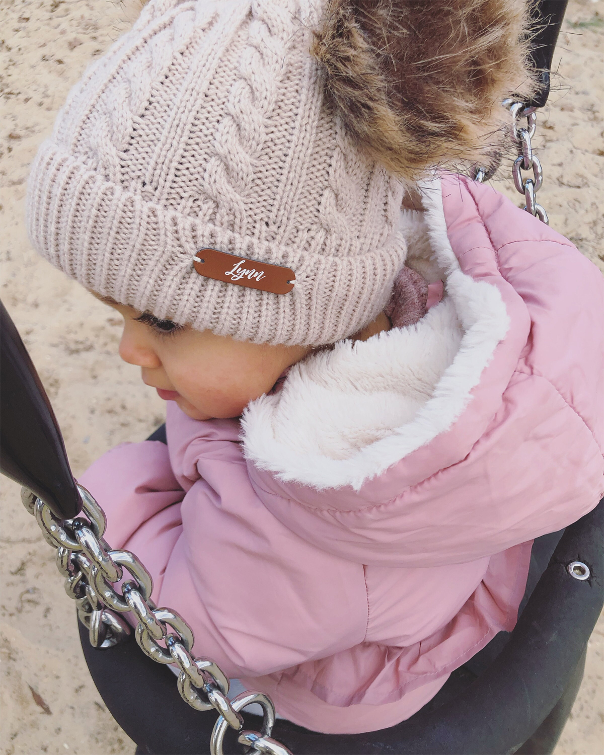 bonnet lainage personnalisé enfant bébé